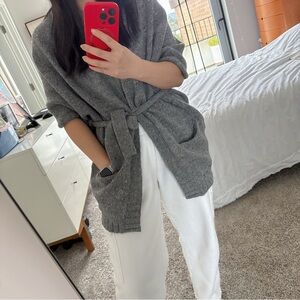 Vince Wool Sweater in Gray